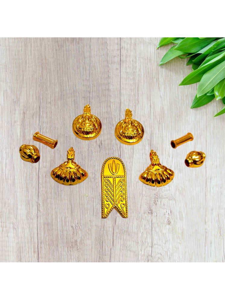     			TGS GOLD COVERING Gold Pendant set ( Pack of 1 )