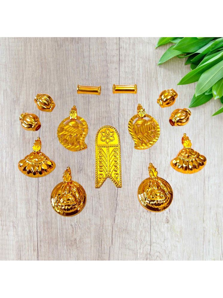     			TGS GOLD COVERING Gold Pendant set ( Pack of 1 )