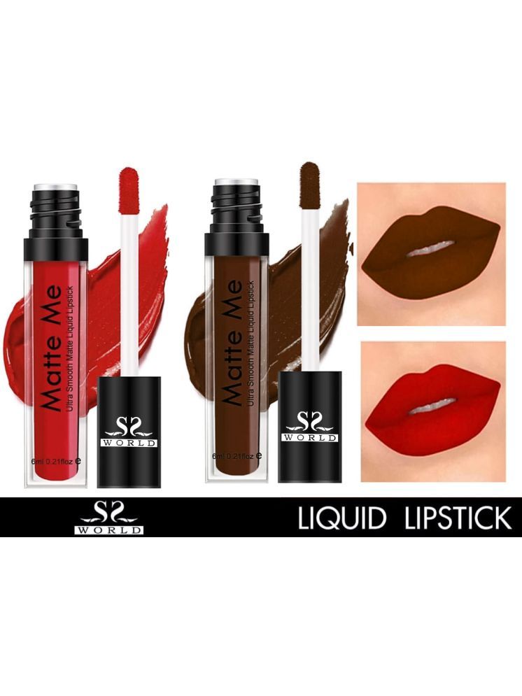     			ssworld Brown Matte Lipstick 6