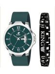 Espoir Green Silicon Analog Men's Watch