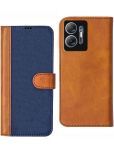 Knotyy Brown Flip Cover Artificial Leather Compatible For Infinix HOT 30 5G ( Pack of 1 )