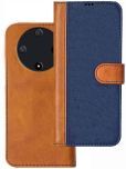 Knotyy Brown Flip Cover Artificial Leather Compatible For Honor X9b 5G ( Pack of 1 )