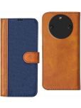 Knotyy Brown Flip Cover Artificial Leather Compatible For Lava Blaze 2 ( Pack of 1 )