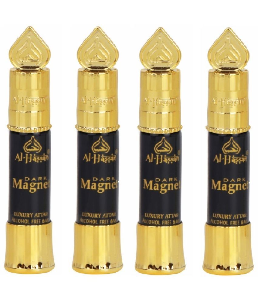     			Al - Hassan Oud Non- Alcoholic Miniature Attar ( Pack of 4 )