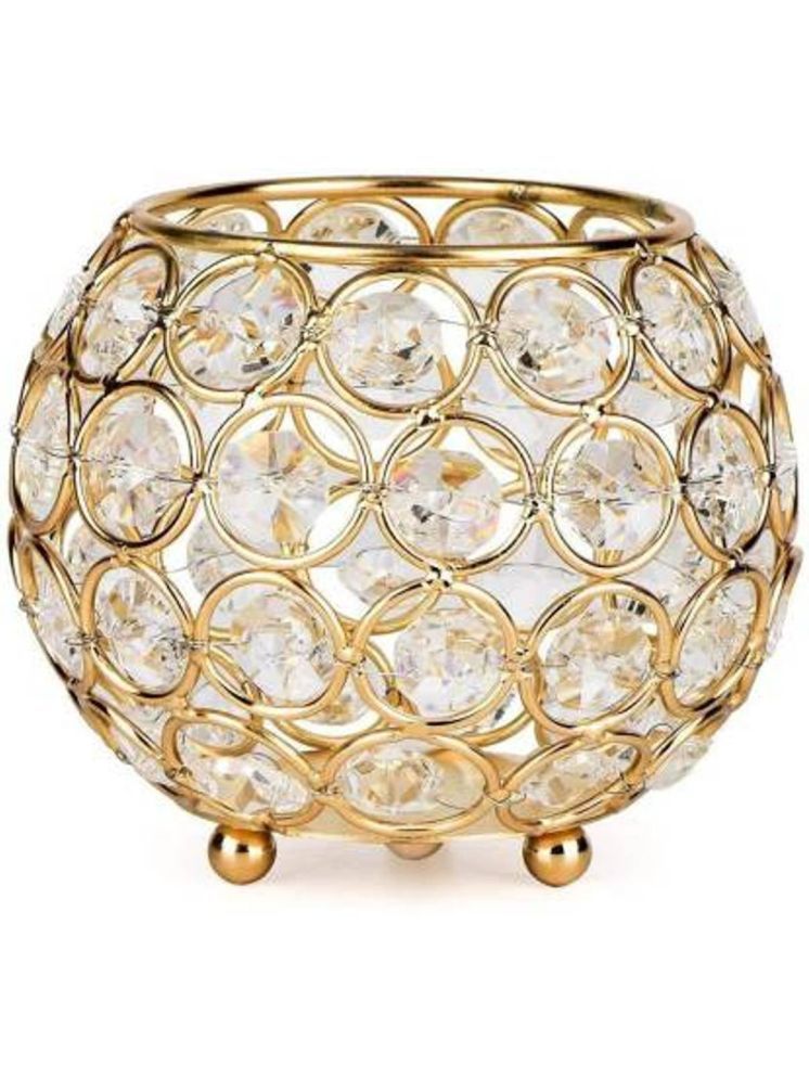     			FASHION BIZZ Gold LED Tea Light Candle 4 cm ( Pack of 1 )