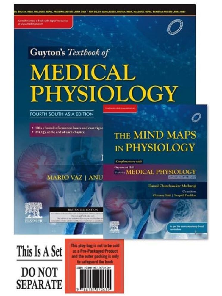     			Guyton's Textbook of Medical Physiology, 4th SAE & The Mindmaps in Physiology, 1st ed. - SET Paperback