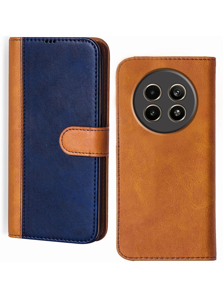     			Knotyy Brown Flip Cover Artificial Leather Compatible For Realme Narzo N65 5G ( Pack of 1 )