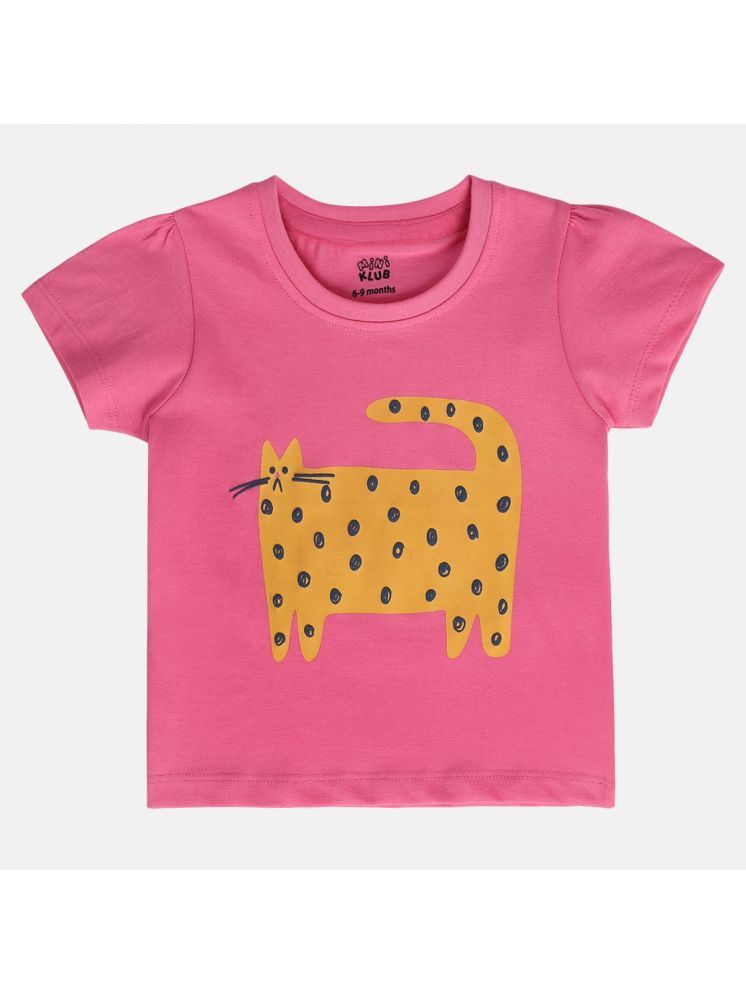     			MINI KLUB Pack of 1 Baby Girls Cotton Top ( Pink )