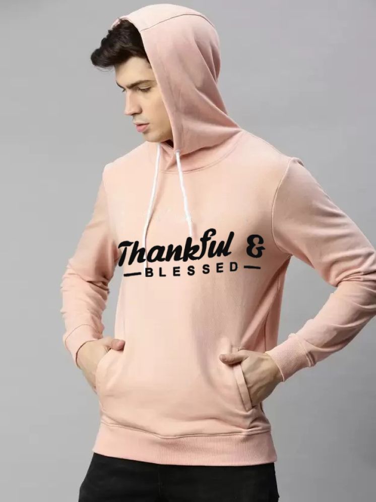     			Parona Fleece Hooded Men's Sweatshirt - Pink ( Pack of 1 )