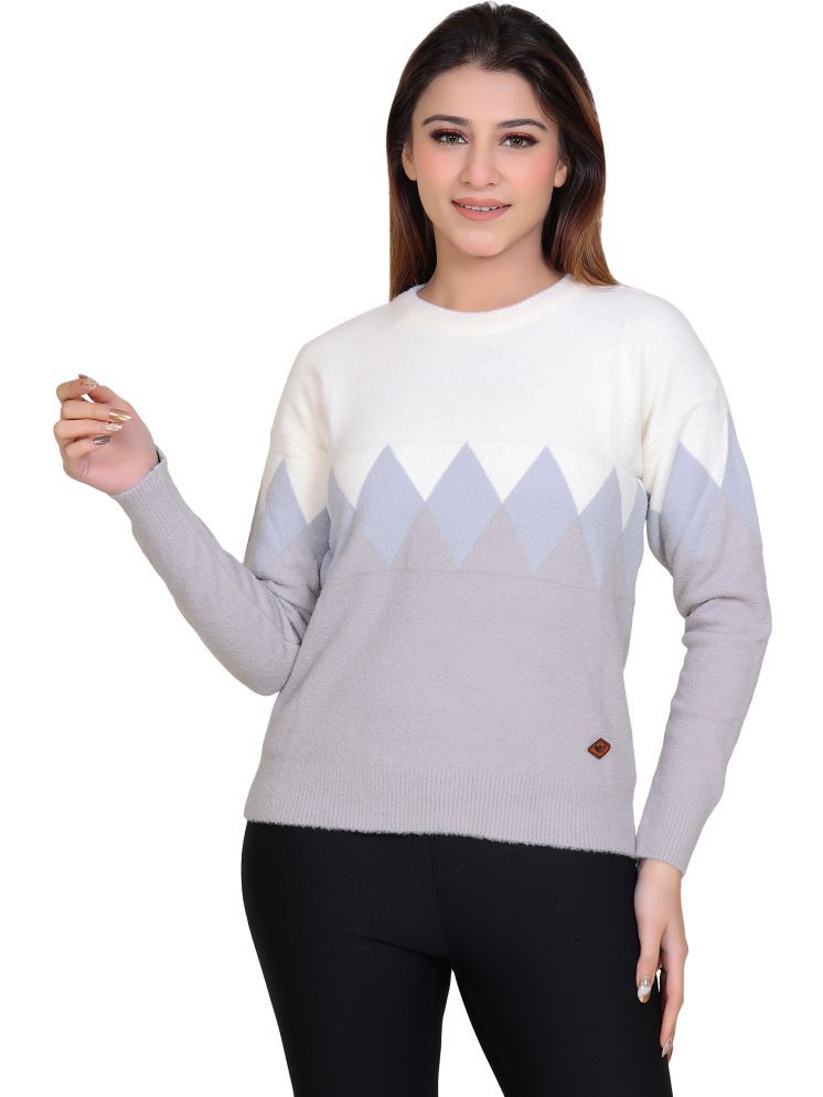     			Worian Nylon Round Neck Women's Pullovers - Multicolor 1 ( )