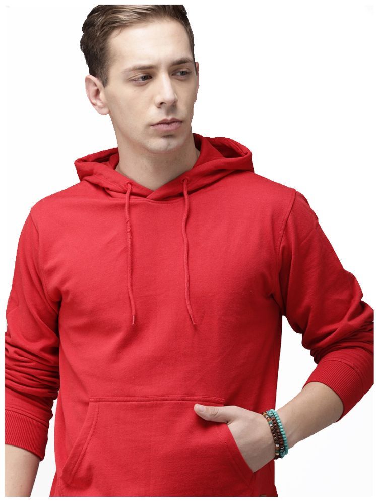     			ACENTEO Fleece Hooded Men's Sweatshirt - Red ( Pack of 1 )