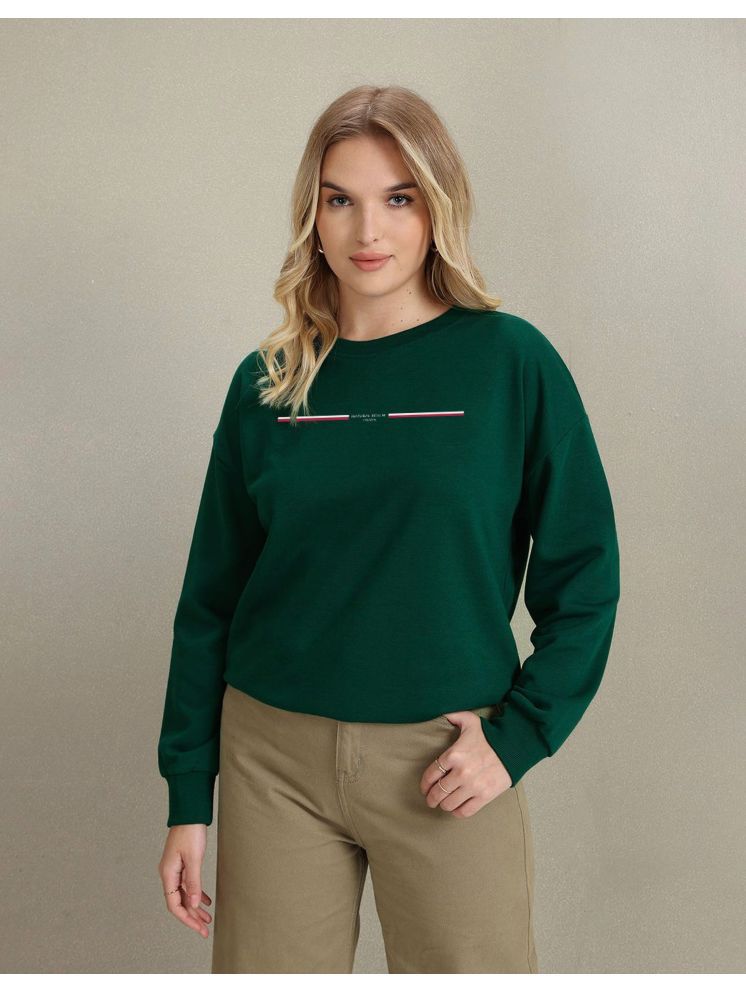     			Calm Down Fleece Women's Non Zippered Sweatshirt ( Green )