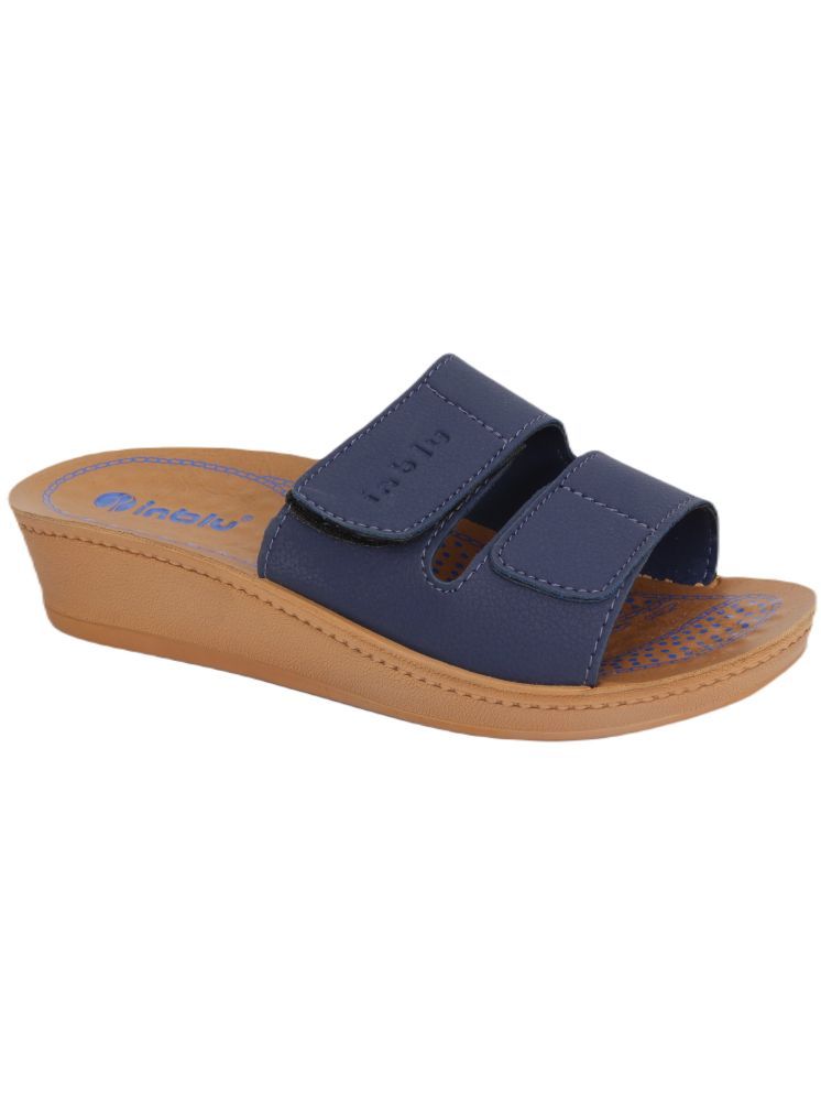     			Inblu Blue Women's Slipper