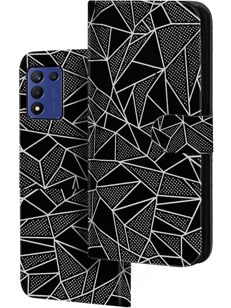     			Knotyy Black Flip Cover Artificial Leather Compatible For RealMe 9 5G SE ( Pack of 1 )