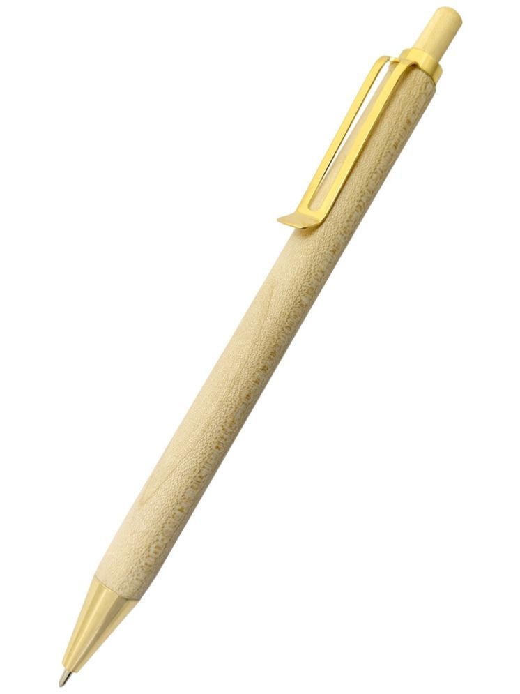     			UJJi Read Wood with Golden Clip with Blue Ink Ball Pen