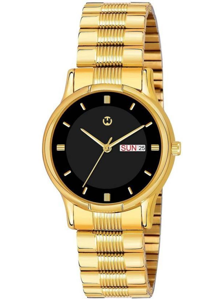     			Wizard Times Gold Stainless Steel Analog Men's Watch