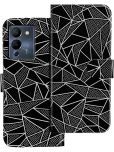 Knotyy Black Flip Cover Artificial Leather Compatible For Infinix Note 12 Turbo ( Pack of 1 )