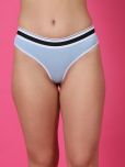 PrettyCat Pack of 1 Cotton Bikini For Women ( Blue )