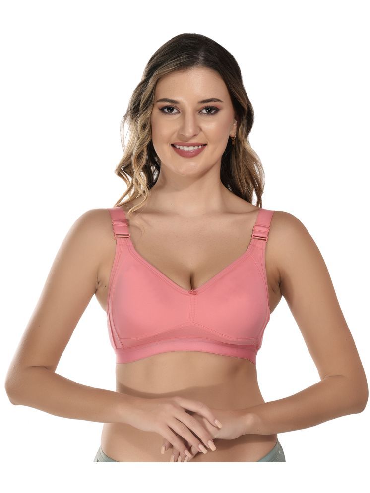     			Elina Pack of 1 Cotton Non Padded Minimizer Bra For Women ( Peach )