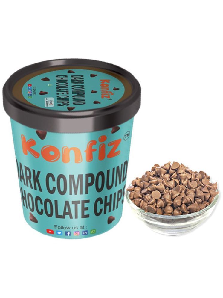     			KONFIZ Choco Chips Dark Chocolate 100 g