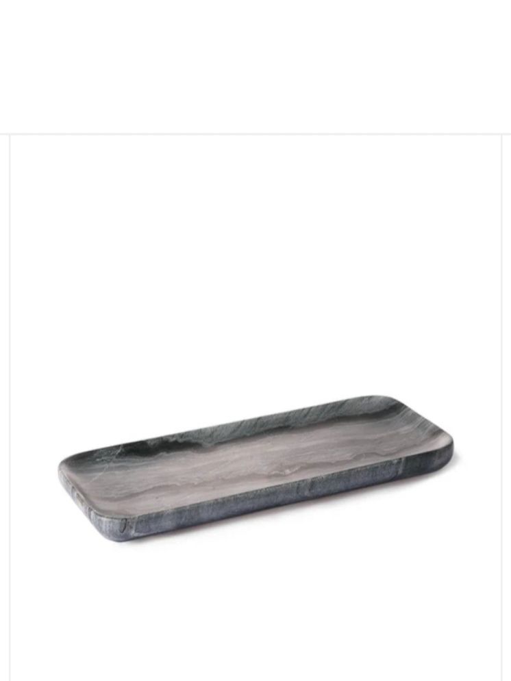     			KRAFT CLOUDS 1 Pcs Earthenware Grey Tray