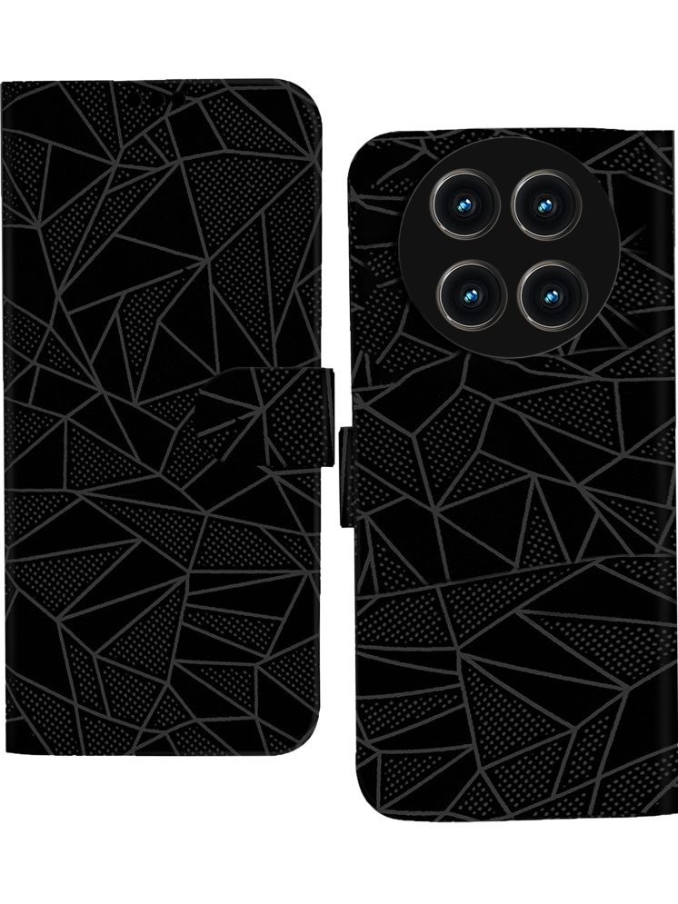     			Knotyy Black Flip Cover Artificial Leather Compatible For RealMe 13 Pro Plus 5G ( Pack of 1 )