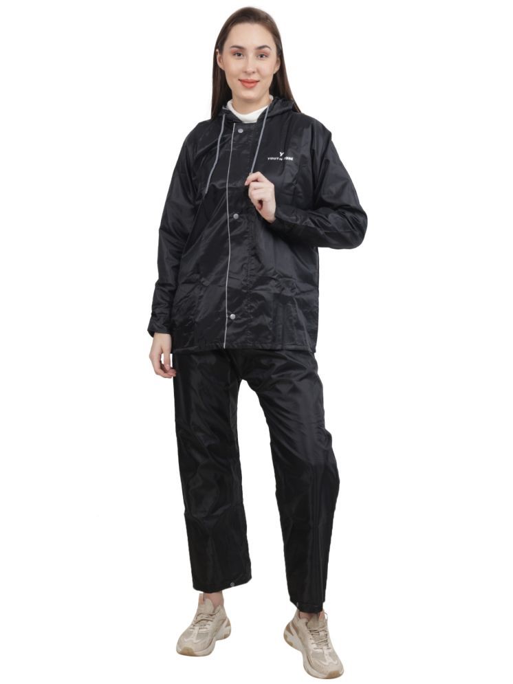     			YOUTH ROBE Raincoat Set - Black