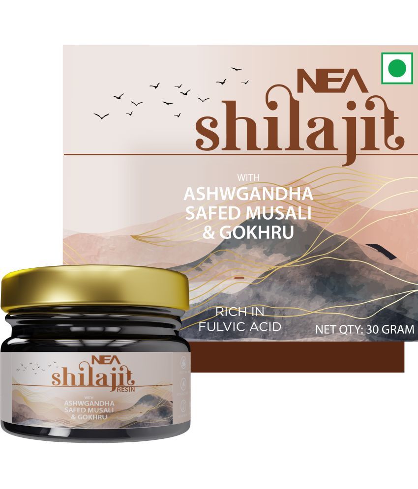     			Nea Ayurvedic Pure Shilajit Resin with Ashwagandha, Safed Musli & Gokhru (30 gm)