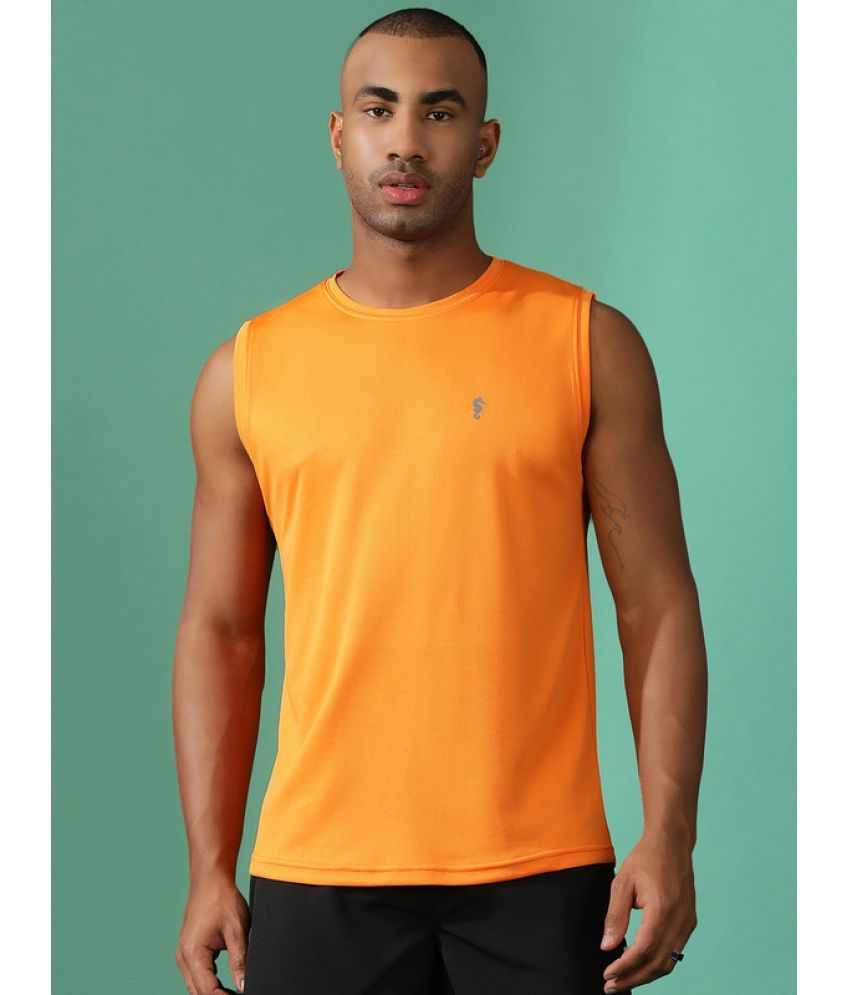     			EPPE Pack of 1 Polyester Gym Vest For Men ( Orange )