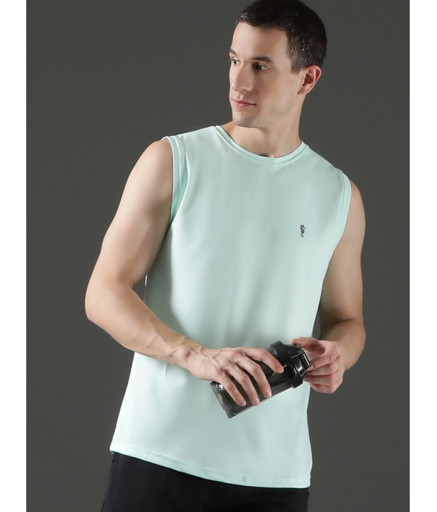     			EPPE Pack of 1 Polyester Gym Vest For Men ( Light Blue )