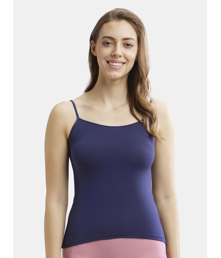     			Jockey Single Camisole Semi rayon Camisoles ( Navy )