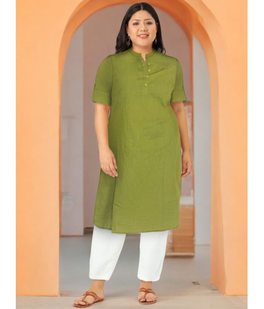     			VINHSCAPE Pack of 1 Cotton Embroidered Anarkali Women's Kurti - ( Multicolor )