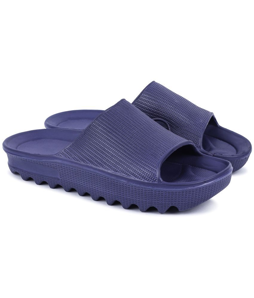     			PM Traders - Blue Men's Floater Sandals