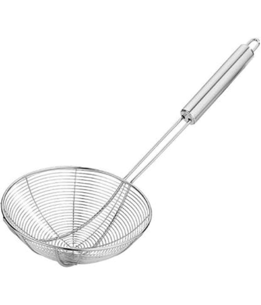     			v Silver Steel Strainer ( Pack of 1 )