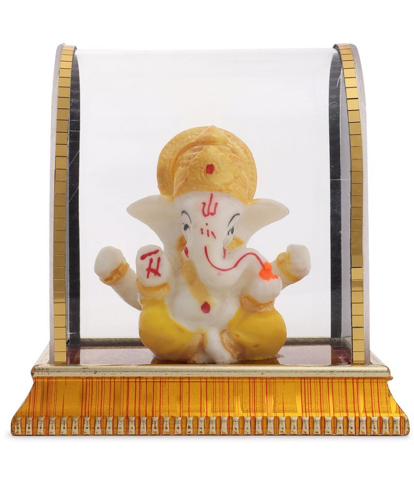     			Awesome Craft Glass Lord Ganesha Idol ( 10 cm )