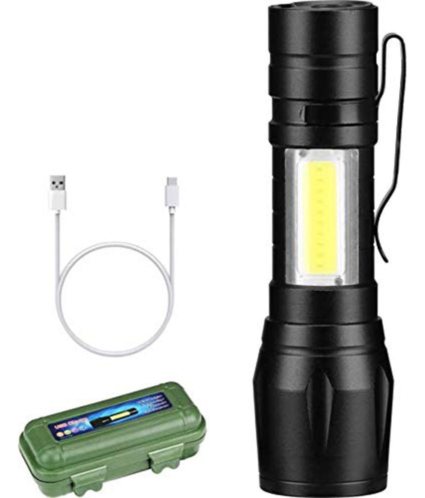     			Buylink - 2W Rechargeable Flashlight Torch ( Pack of 1 )