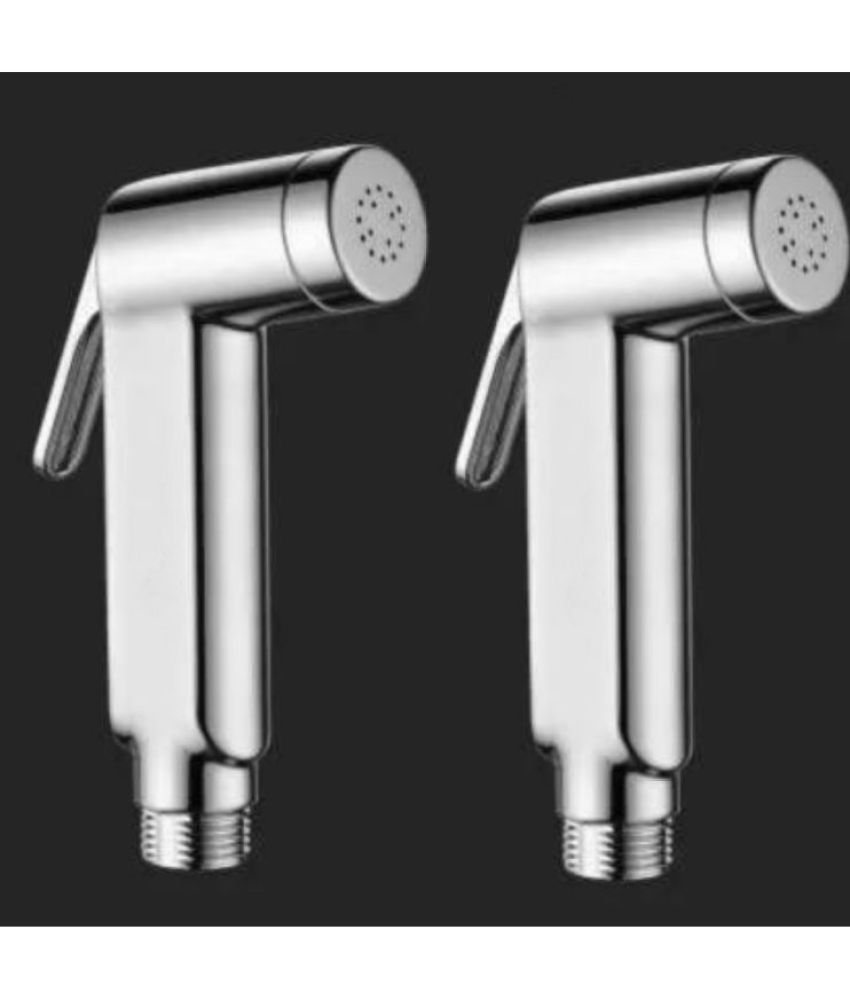     			Dalton ABS Sqaure Health Faucet Head Only 2pcs Plastic(ABS) Health Faucet (Water Sprayer)