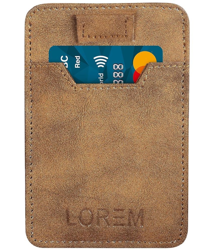     			GEEO PU Leather Men's Card Holder ( Pack of 1 )