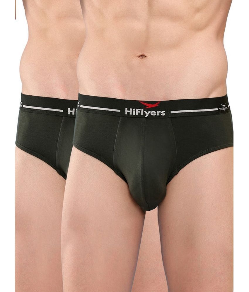     			Hiflyers Pack of 2 Modal Briefs For Men's ( Green )