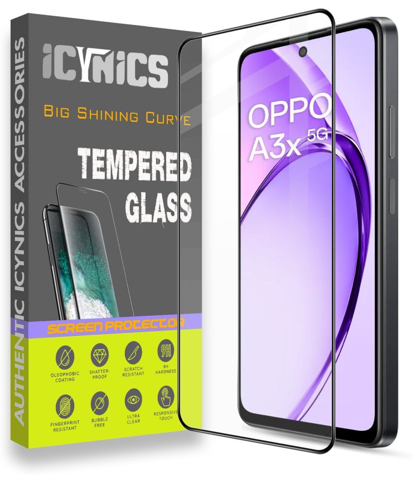     			Icynics Tempered Glass Compatible For OPPO A3X 5G ( Pack of 1 )