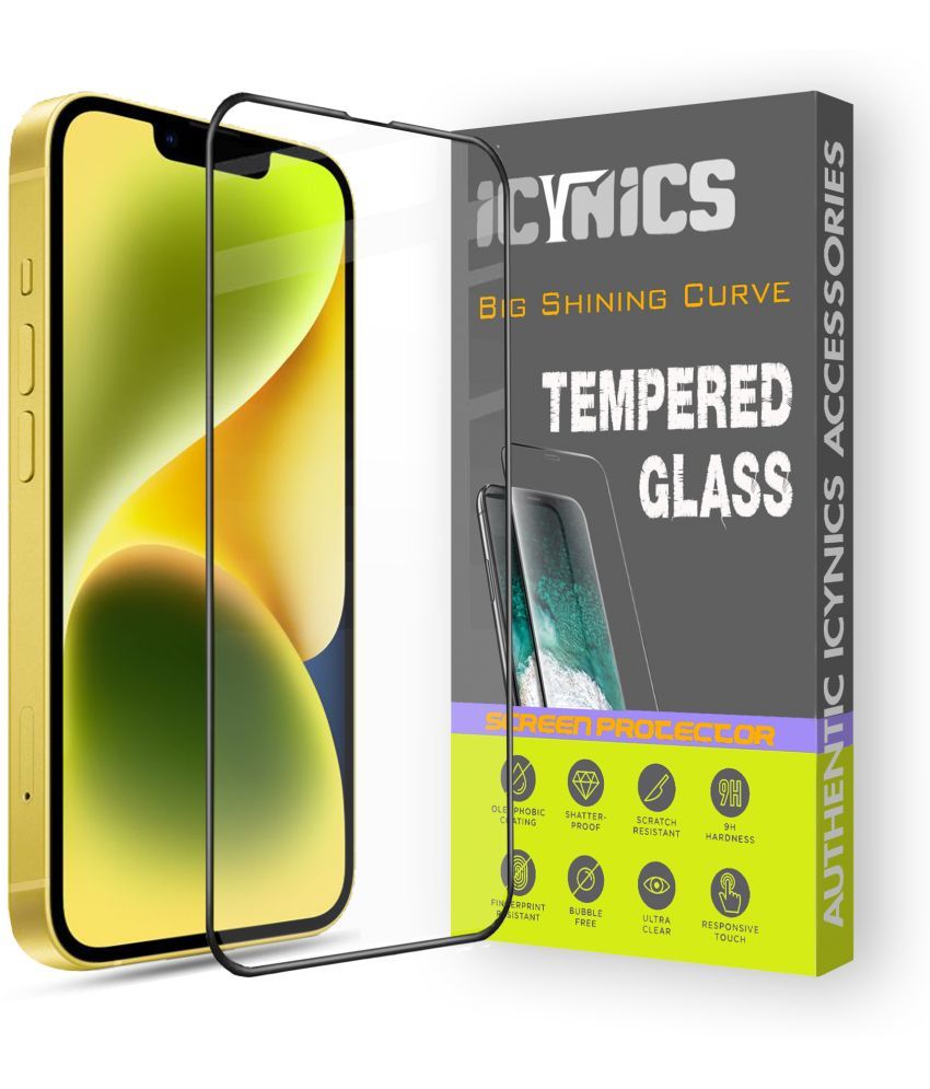     			Icynics Tempered Glass Compatible For Apple iPhone 14 ( Pack of 1 )