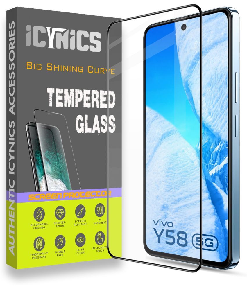     			Icynics Tempered Glass Compatible For Vivo Y58 5G ( Pack of 1 )