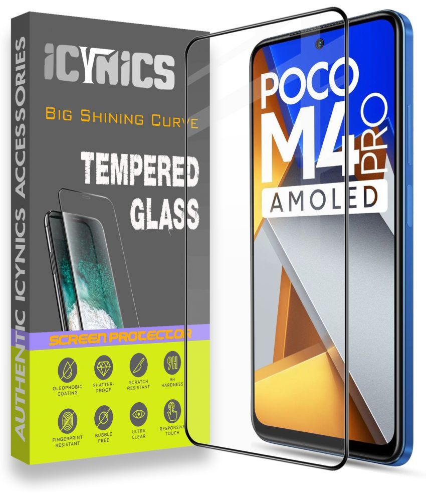     			Icynics Tempered Glass Compatible For Poco M4 Pro ( Pack of 1 )