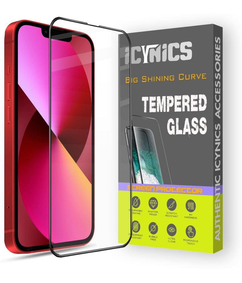     			Icynics Tempered Glass Compatible For Apple iPhone 13 ( Pack of 1 )