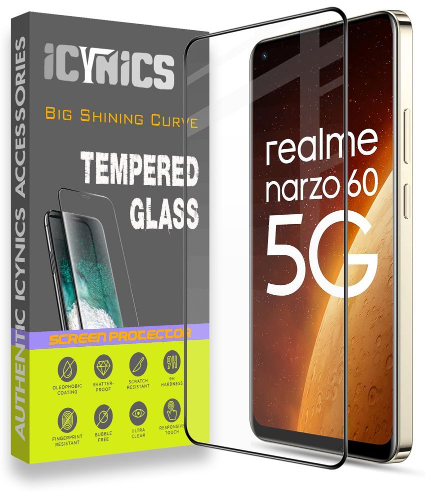     			Icynics Tempered Glass Compatible For Realme Narzo 60 ( Pack of 1 )