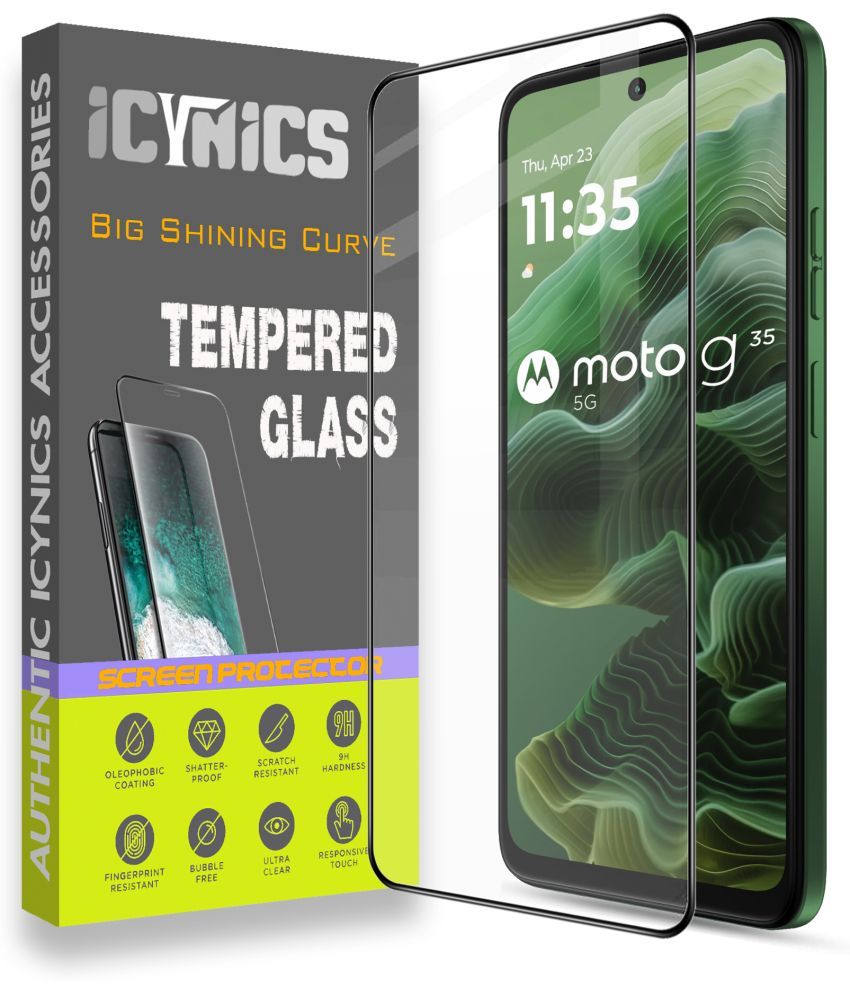     			Icynics Tempered Glass Compatible For Motorola G35 5G ( Pack of 1 )