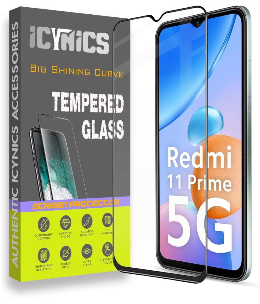     			Icynics Tempered Glass Compatible For Xiaomi Redmi 11 PRIME 5G ( Pack of 1 )