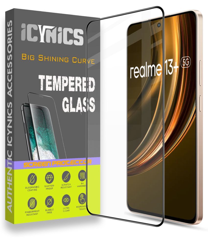     			Icynics Tempered Glass Compatible For realme 13+ 5G ( Pack of 1 )