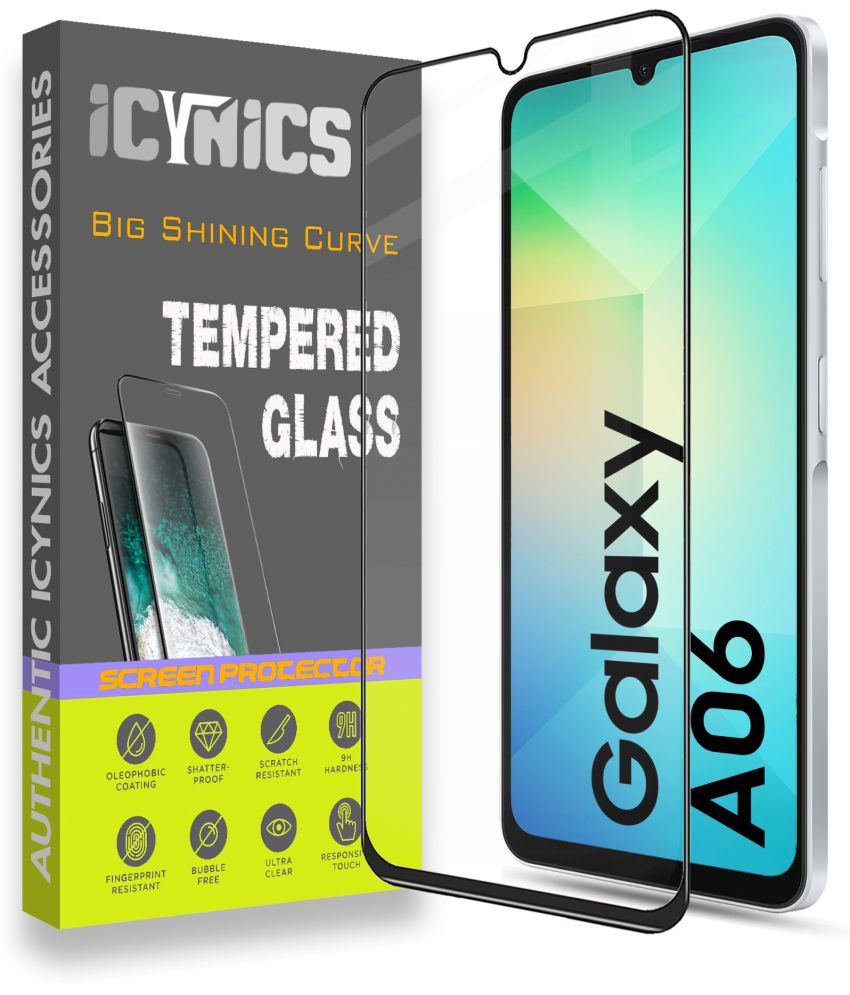     			Icynics Tempered Glass Compatible For Samsung Galaxy A06 ( Pack of 1 )