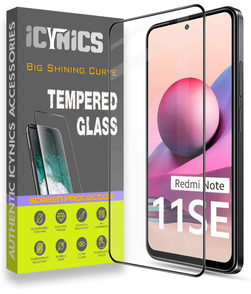     			Icynics Tempered Glass Compatible For Xiaomi Redmi NOTE 11 SE ( Pack of 1 )